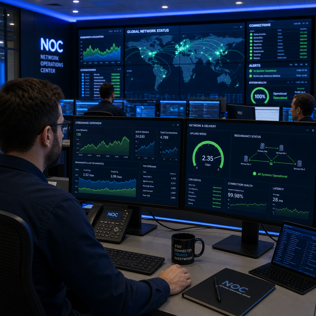 Live Streaming Tech: Bandwidth, Encoding & Redundancy